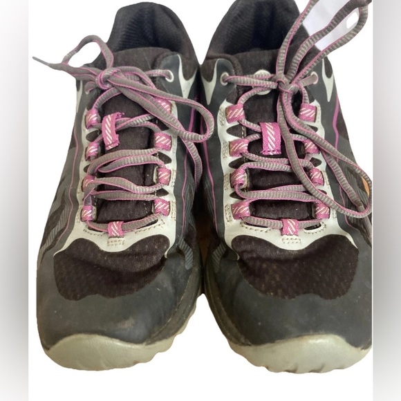 Merrell Siren Edge J35750 Black Purple Hiking Trail Shoes Women's Size 8.5 - Picture 2 of 13